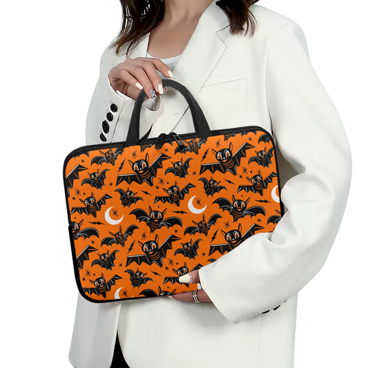 Oh Bats Orange Laptop Sleeve