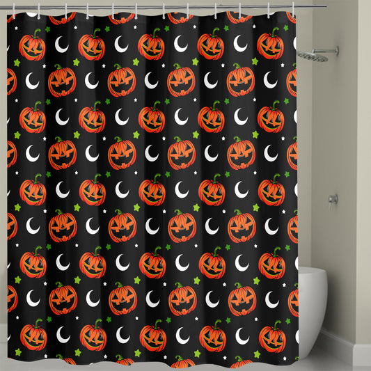 Happy Jacks 24 BWOGRN Shower Curtain