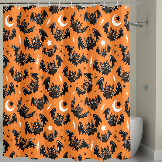 Oh Bats 24 BWO Shower Curtain