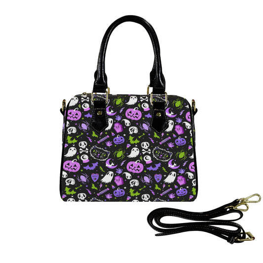 Everything Spooky 22 BLKPG Boston Handbag Purse