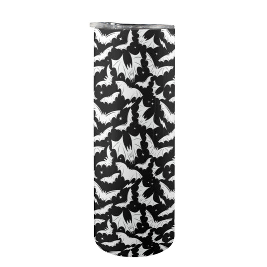 Batty Bats 22 BW 20oz Skinny Tumbler