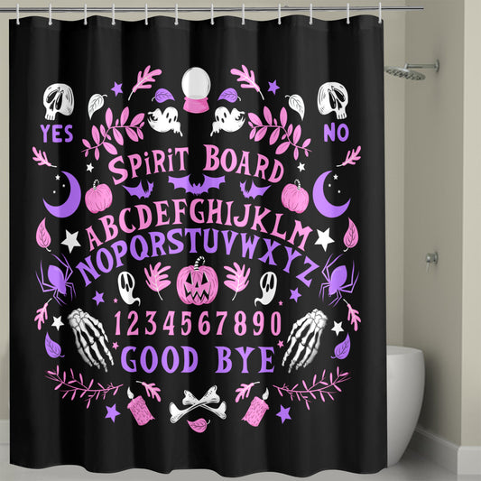 Spirit Board Pastel Goth  Spooky Shower Curtain