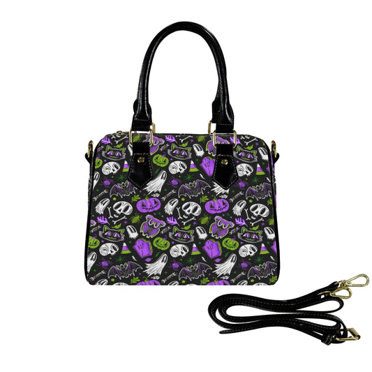 Everything Halloween 24 BPRPGRN Boston Handbag Purse