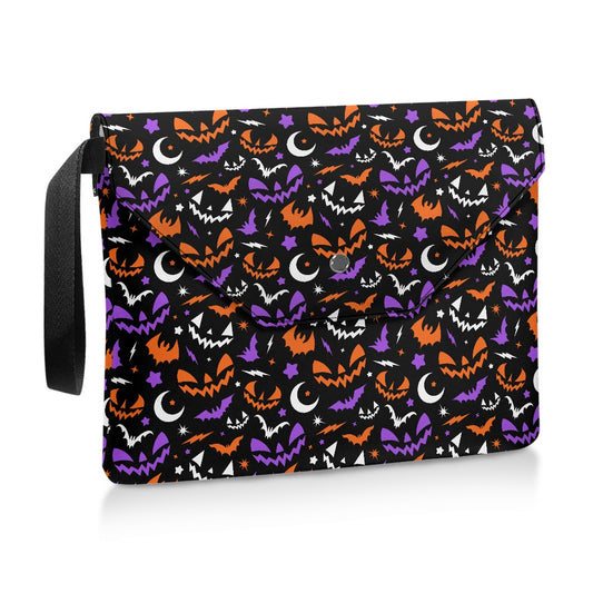 Fun Frights BWOP Spooky Cute Halloween Book Kindle Planner Sleeve with Strap