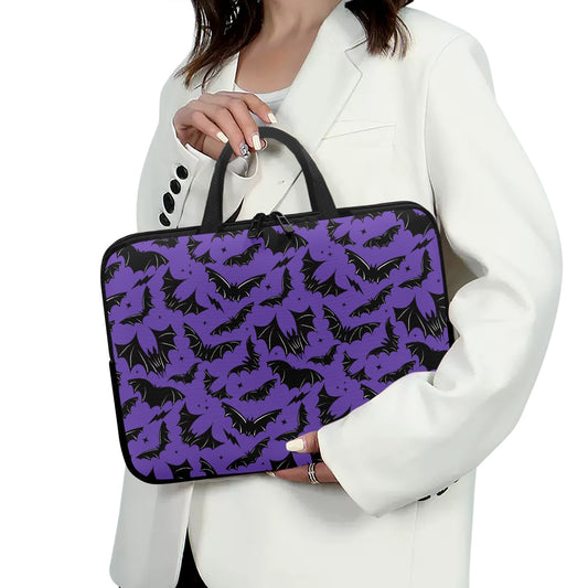 Batty Bats 2023 Purple and Black Laptop Sleeve