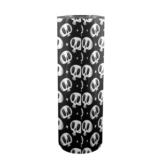 Skully 23 BW 20oz Skinny Tumbler