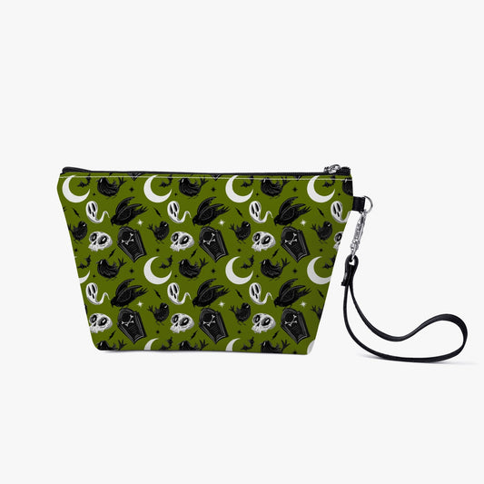 Ravens Hollow 2023 Moss Zipper Sling Cosmetic Bag