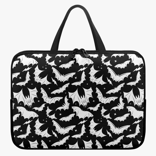 Batty Bats 2023 Black and White Laptop Sleeve