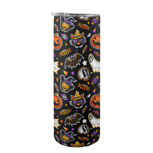 Trick or Treat 24 BWOGLDP 20oz Skinny Tumbler