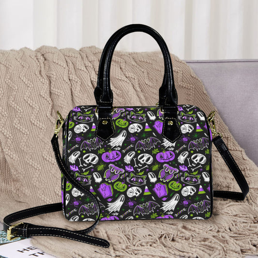 Everything Halloween 24 BPRPGRN Boston Handbag Purse