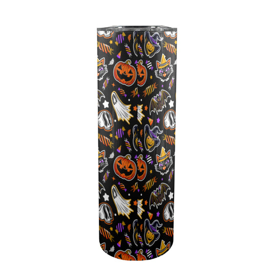 Trick or Treat 24 BWOGLDP 20oz Skinny Tumbler