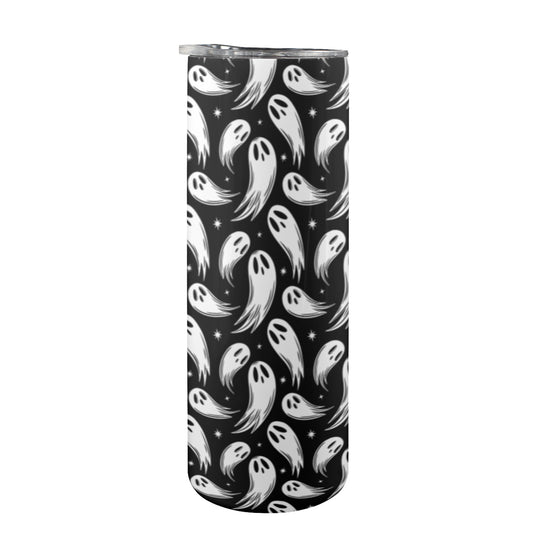 Spooky Spirits 23 BW 20oz Skinny Tumbler