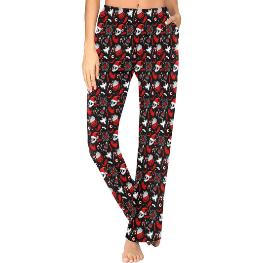 Creepmas Creeps 23 Red Lounge/Pajama Pants with Pockets