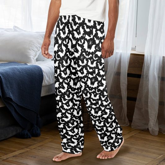 Batty Bats 24 BW Lounge/Pajama Pants with Pockets