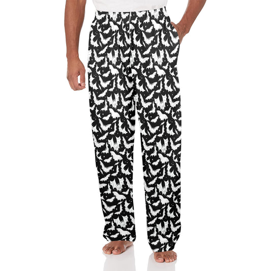 Batty Bats 22 BW Lounge/Pajama Pants with Pockets