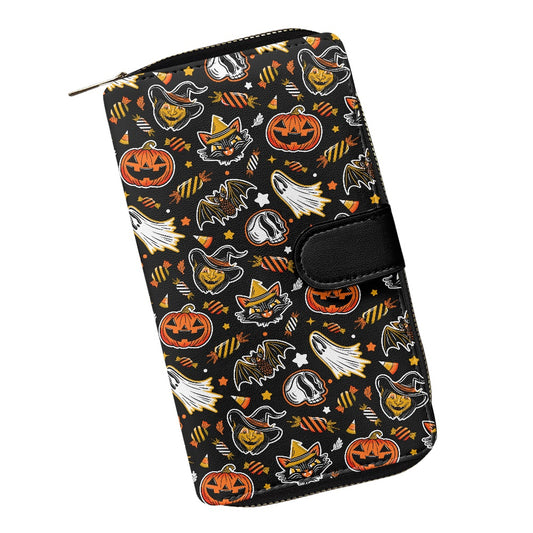 Trick or Treat 24 BWOGLD Double Compartment Wallet