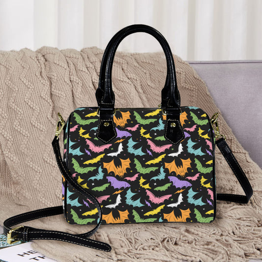 Batty Bats 22 PASTELRINBLK Boston Handbag Purse