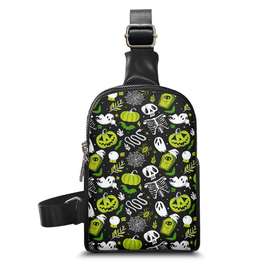 Spooky Everything Halloween 22 BWG Crossbody Chest Bag Purse