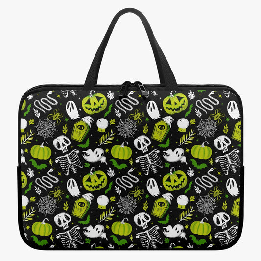 Everything Halloween 2022 Green Chartreuse Laptop Sleeve