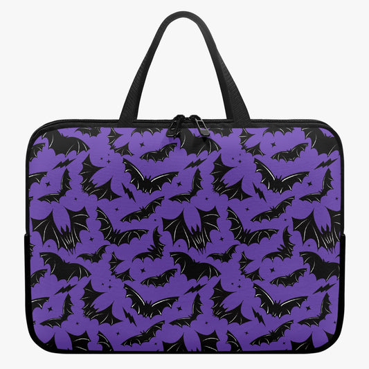 Batty Bats 2023 Purple and Black Laptop Sleeve