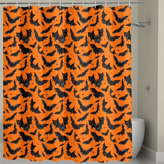 Batty Bats 23 Gothic BWO Shower Curtain