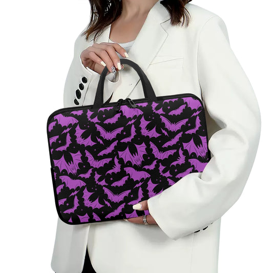 Batty Bats 2023 Black with Orchid Laptop Sleeve