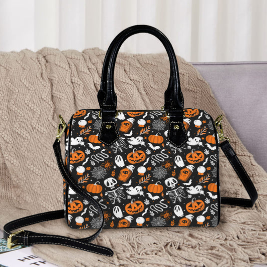 Everything Halloween 22 BLKORN Boston Handbag Purse