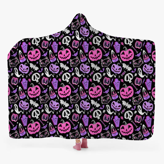 The Creeps 2023 Pink Orchid Hooded Blanket