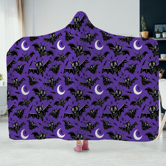 Oh Bats 2023 Purple Hooded Blanket