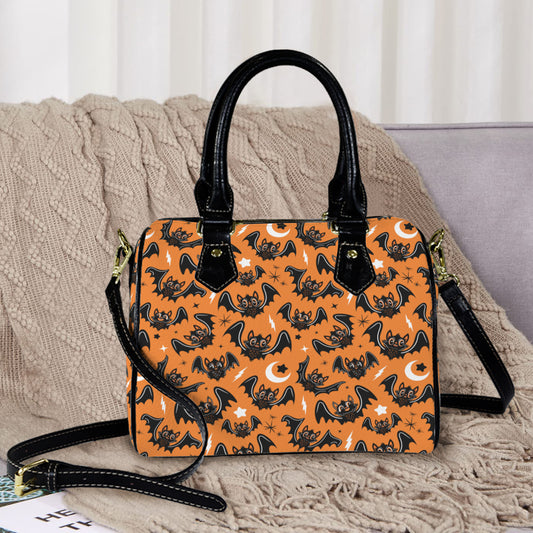 Oh Bats! 24 ORNBLK Boston Handbag Purse