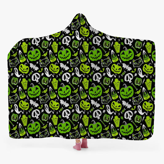 The Creeps 2023 Green Chartreuse Hooded Blanket