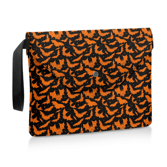 Batty Bats BO Spooky Gothic Halloween Book Kindle Planner Sleeve with Strap