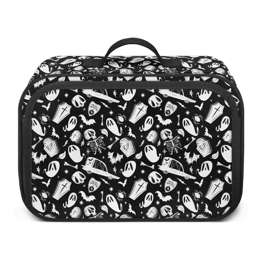 Spooky Cute Halloween Kawaii Goth Utility Travel Shopping Cart Stroller Bag Purse