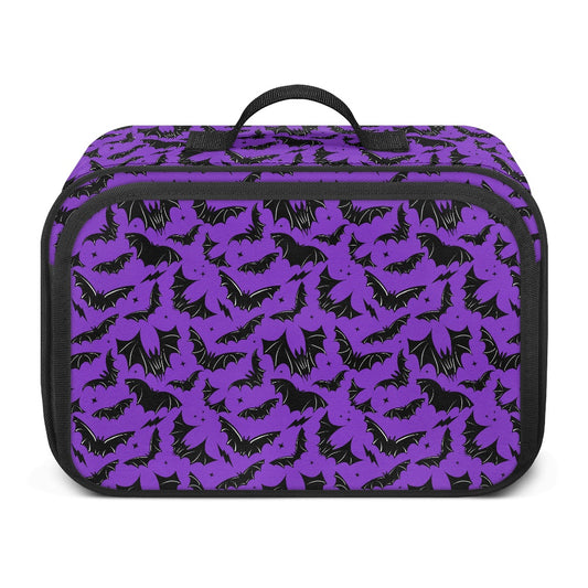 Spooky Gothic Bats Halloween Goth Utility Travel Shopping Cart Stroller Bag Purse