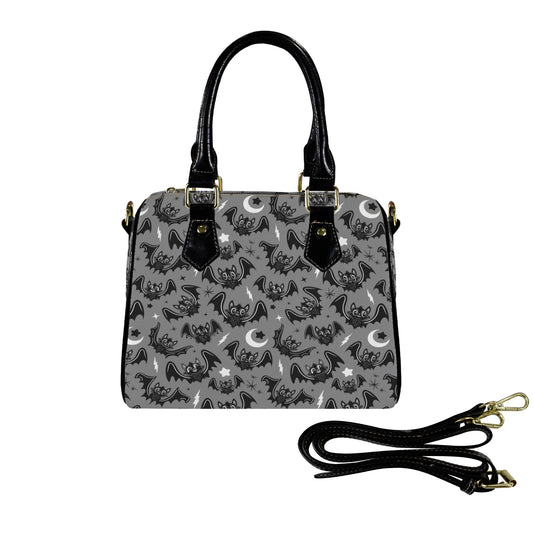 Oh Bats! 24 GRYBLK Boston Handbag Purse