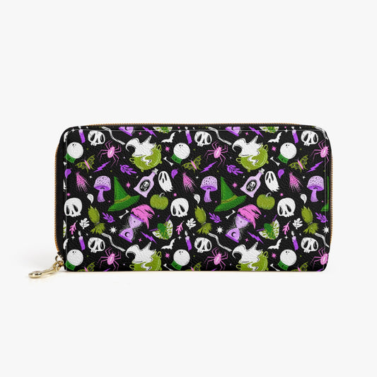 Cast A Spell 2022 Lavender, Orchid, Green, Chartreuse Zipper Wallet