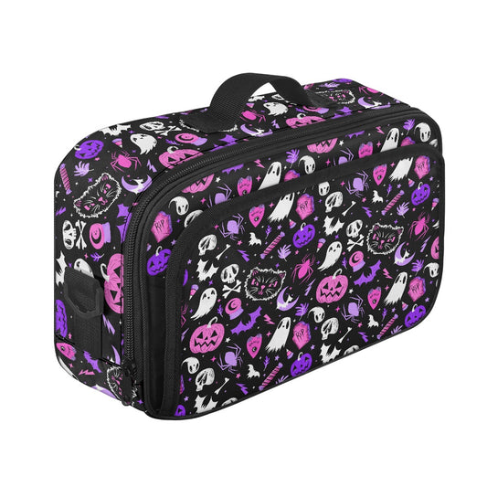 Spooky Cute Halloween Kawaii Pastel Goth Utility Travel Shopping Cart Stroller Bag Purse