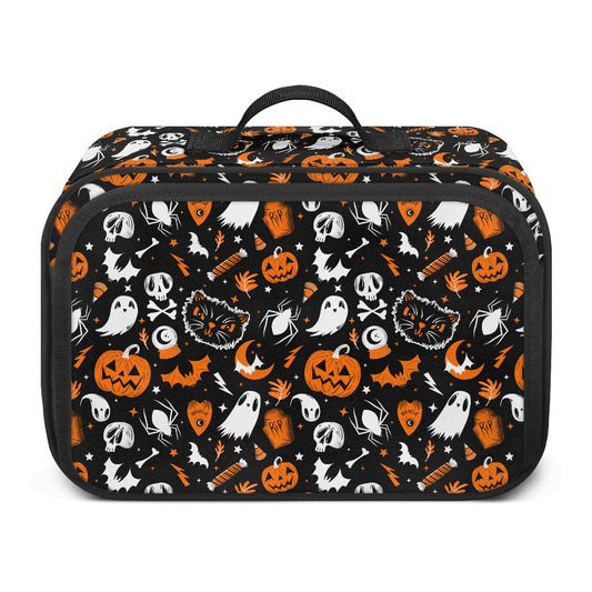 Spooky Cute Halloween Kawaii Goth Utility Travel Shopping Cart Stroller Bag Purse