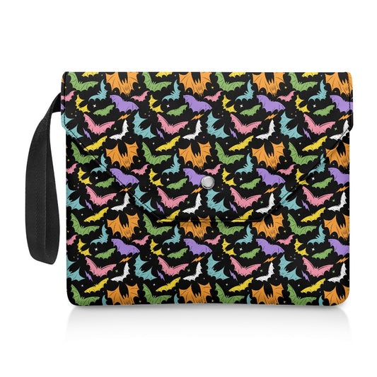 Batty Bats BWPR Spooky Gothic Halloween Book Kindle Planner Sleeve with Strap