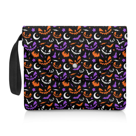 Fun Frights BWOP Spooky Cute Halloween Book Kindle Planner Sleeve with Strap