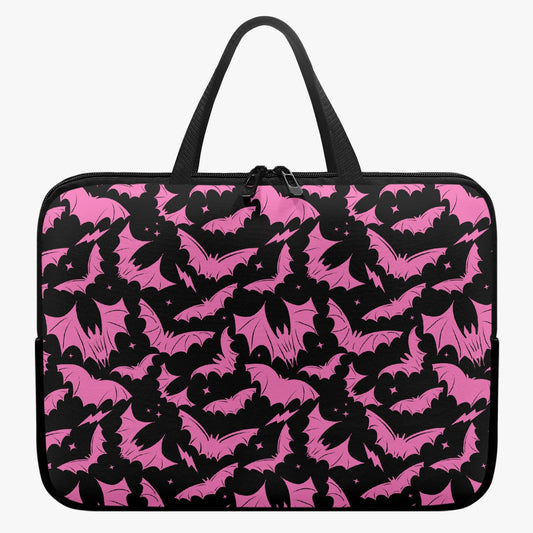 Batty Bats 2023 Black with Bubblegum Laptop Sleeve