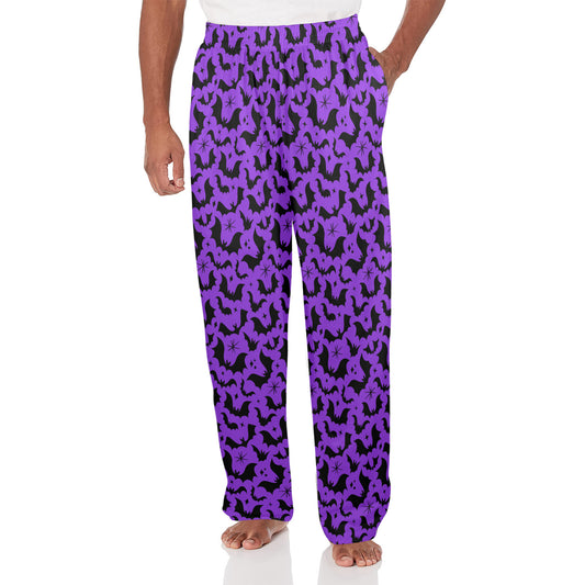 Batty Bats 24 Purple Lounge/Pajama Pants with Pockets