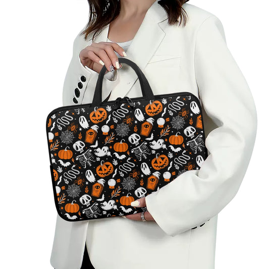 Everything Halloween 2022 Orange Laptop Sleeve