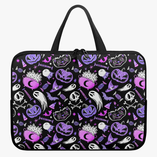 Trick or Treat 2023 Purple Orchid Laptop Sleeve