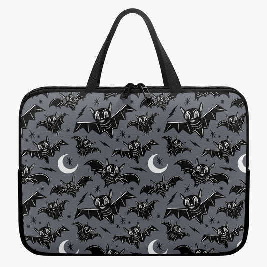 Oh Bats Gray Laptop Sleeve