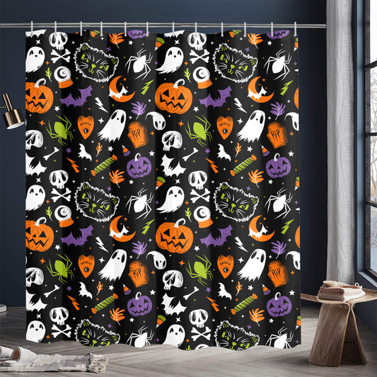 Everything Spooky 22 BWOGP Spooky Shower Curtain