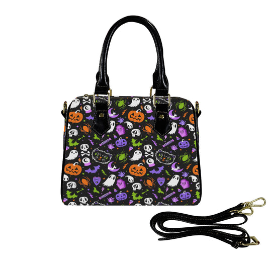 Everything Spooky 22 BLKOOPG Boston Handbag Purse