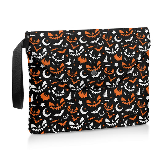 Fun Frights BWO Spooky Cute Halloween Book Kindle Planner Sleeve with Strap