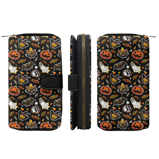 Trick or Treat 24 BWOGLD Double Compartment Wallet