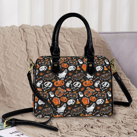 Everything Halloween 24 BO Boston Handbag Purse